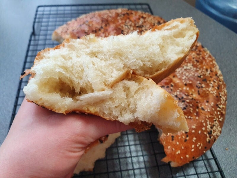 The culinary blogger recommended the best recipe for delicious Turkish bread simply in a pan