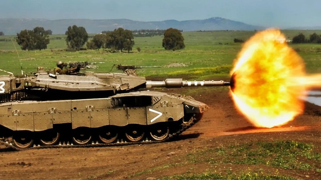 нападение на Израиль, удар ирана по Израилю, merkava, меркава, израильский танк
