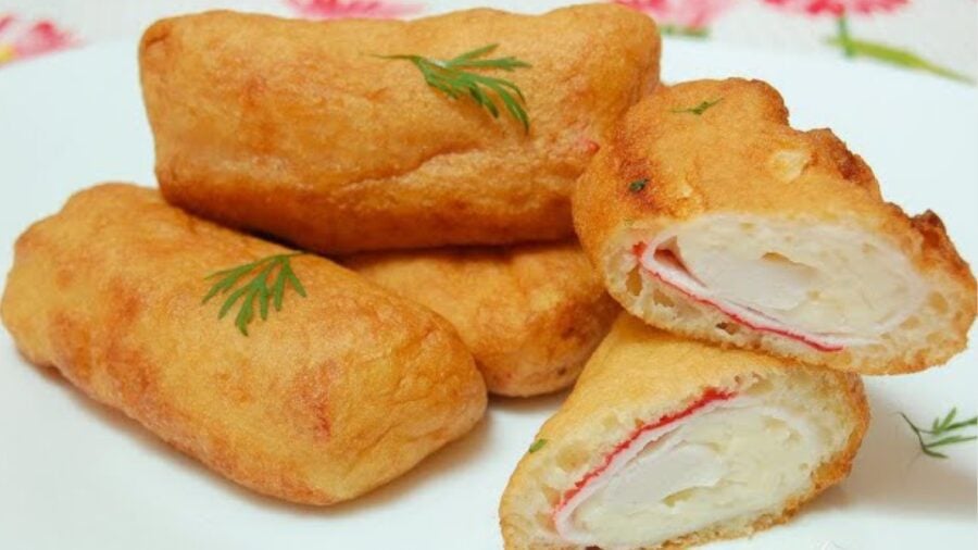 A recipe for a delicious snack made from fried crab sticks