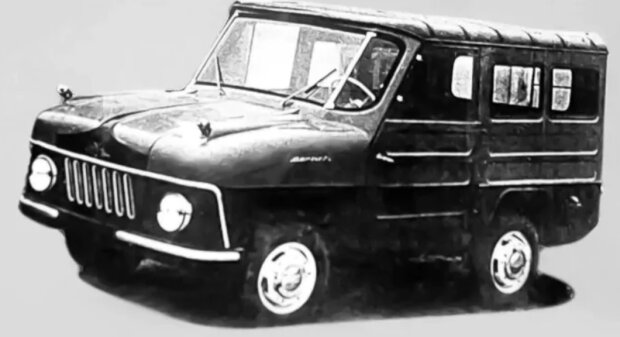 "Box" on wheels: what the first experimental ZAZ "Vognyk" looked like