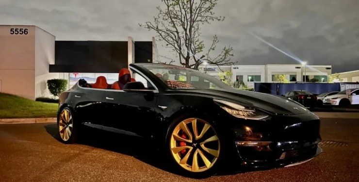 Tesla Model 3 кабріолет
