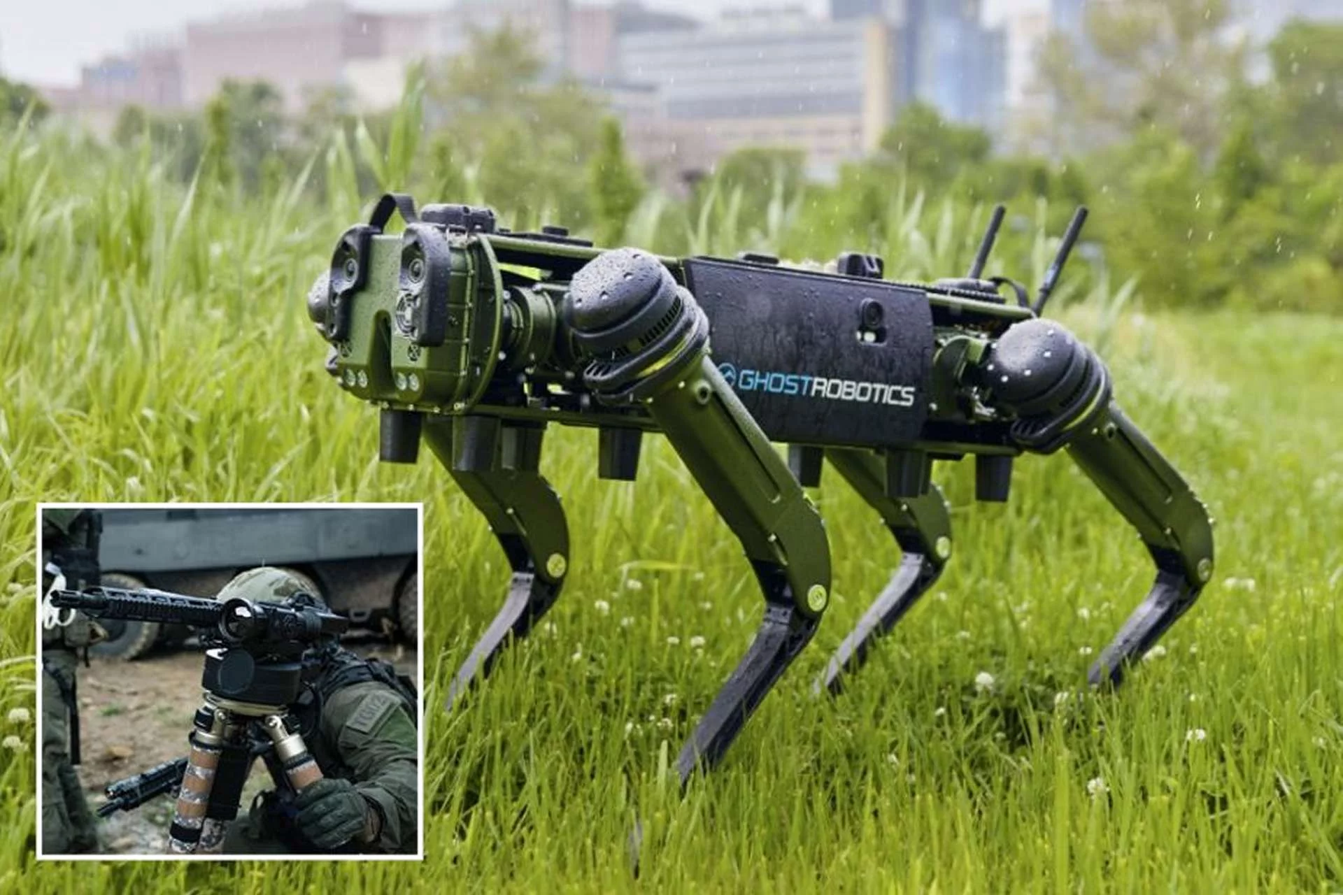 Спецназ США опробует новых роботов-собак с системами оружия