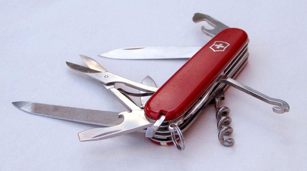 The famous "Swiss army knife" will now be made without the knife itself