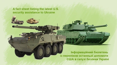 В Украину следуют танки Abrams, Т-72Б и другие тяжелые машины.