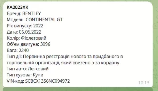 У Європі помітили замаскований Bentley на українських номерах (Фото)