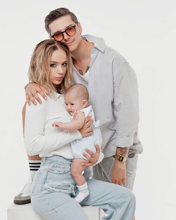 Ілля Парфенюк, Сімбочка та їхня донька / © instagram.com/simbochkka