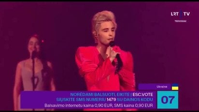 Литва на "Євробаченні-2025" підтримала Україну у прямому ефірі