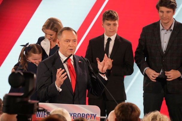 Кароль Навроцький та його родина / © Associated Press