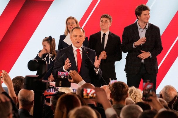 Кароль Навроцький та його родина / © Associated Press