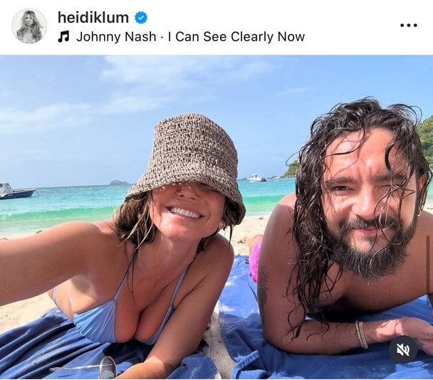 Гайді Клум із чоловіком Томом / © Instagram Гайді Клум