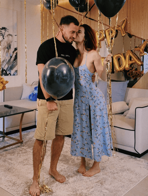 Olya Shelby з коханим Денисом / © instagram.com/olya.shelby