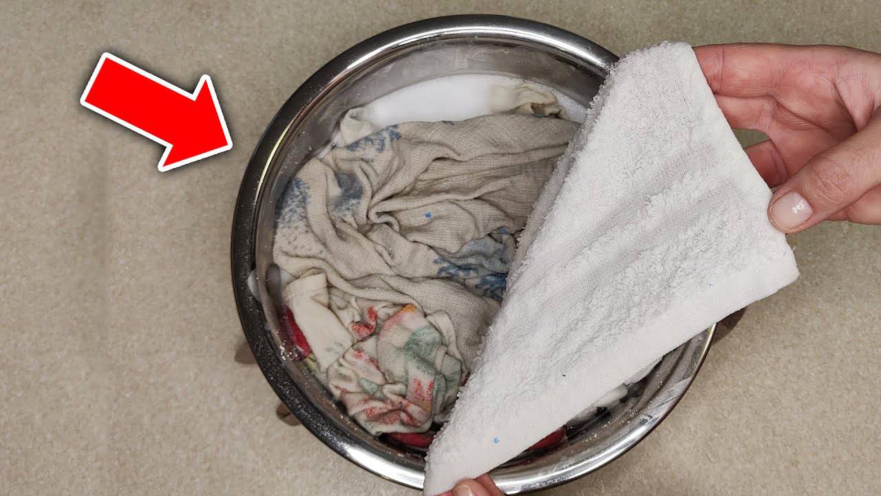 Господині розповіли, як відіпрати засалені кухонні рушники до білосніжності