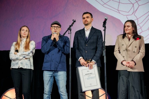 Павло Остріков з командою отримав Гран-прі / © Одеський міжнародний кінофестиваль