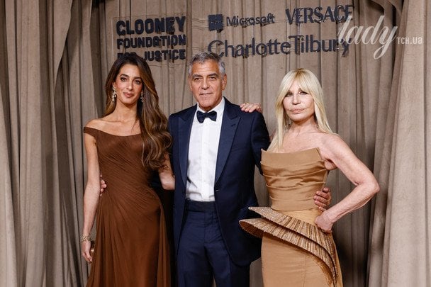 Донателла Версаче Джордж і Амаль Клуні / © Associated Press