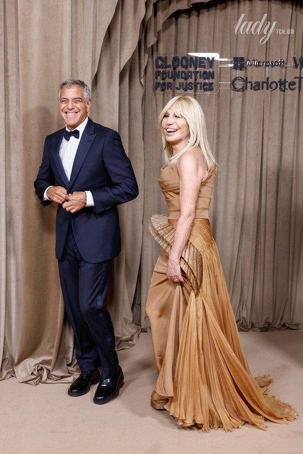 Донателла Версаче і Джордж Клуні / © Associated Press