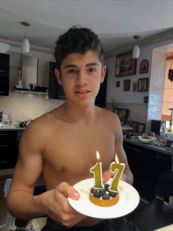 Син Андрія Джеджули та Санти Дімопулос / © instagram.com/djedjula