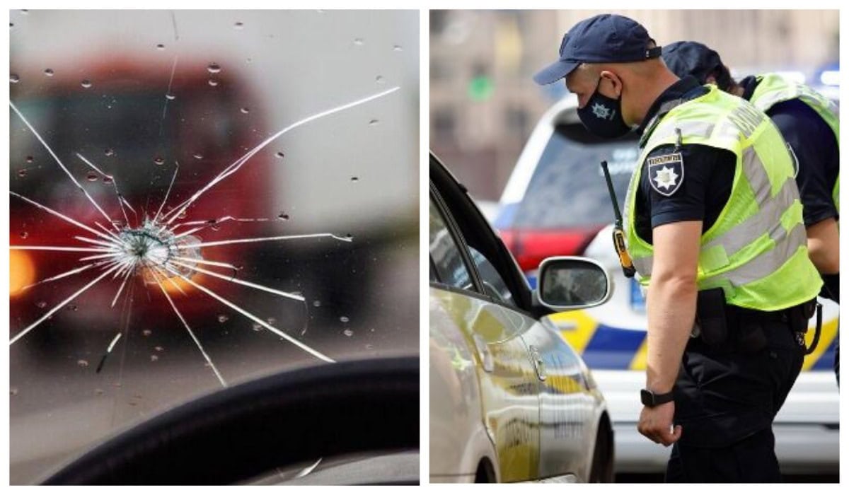 права-поліція-водій-автомобіль-лобове-скло-тріщина-штраф
