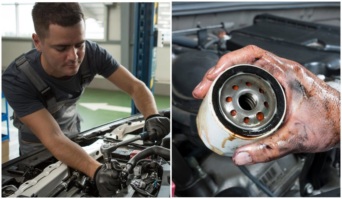 масляний-фільтр-механік-автомобіль-обслуговування