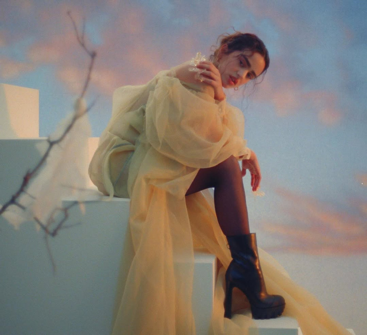 Розалія на тлі неба