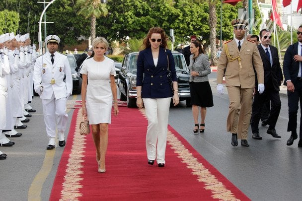 Принцеса Лалла Сальма і Бріжит Макрон / © Associated Press
