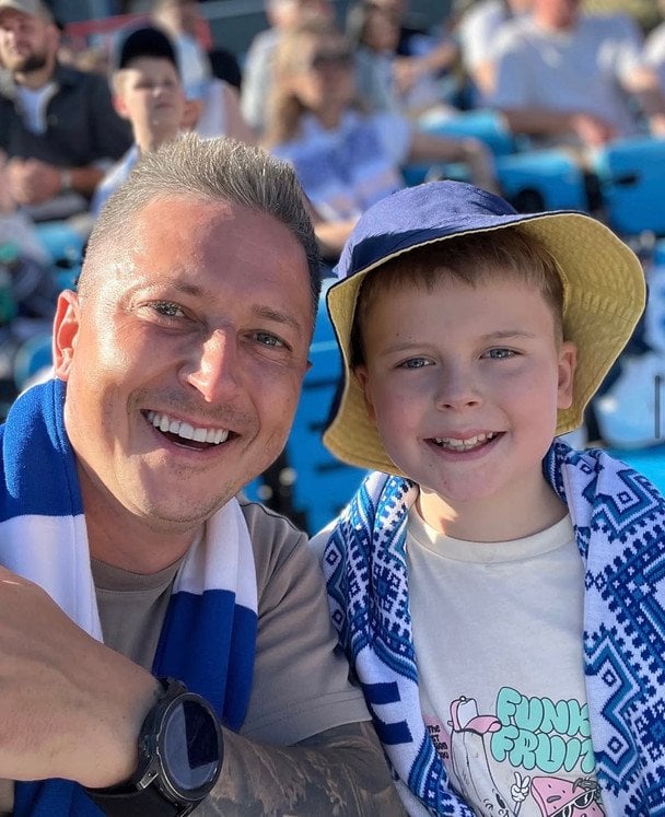 Олександр Педан із сином