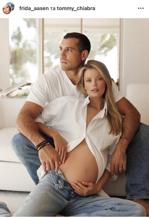 Фріда Аасен із чоловіком / © Instagram Фріди Аасен