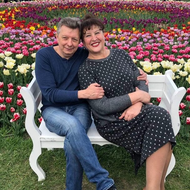 Наталія Фаліон з чоловіком Сергієм