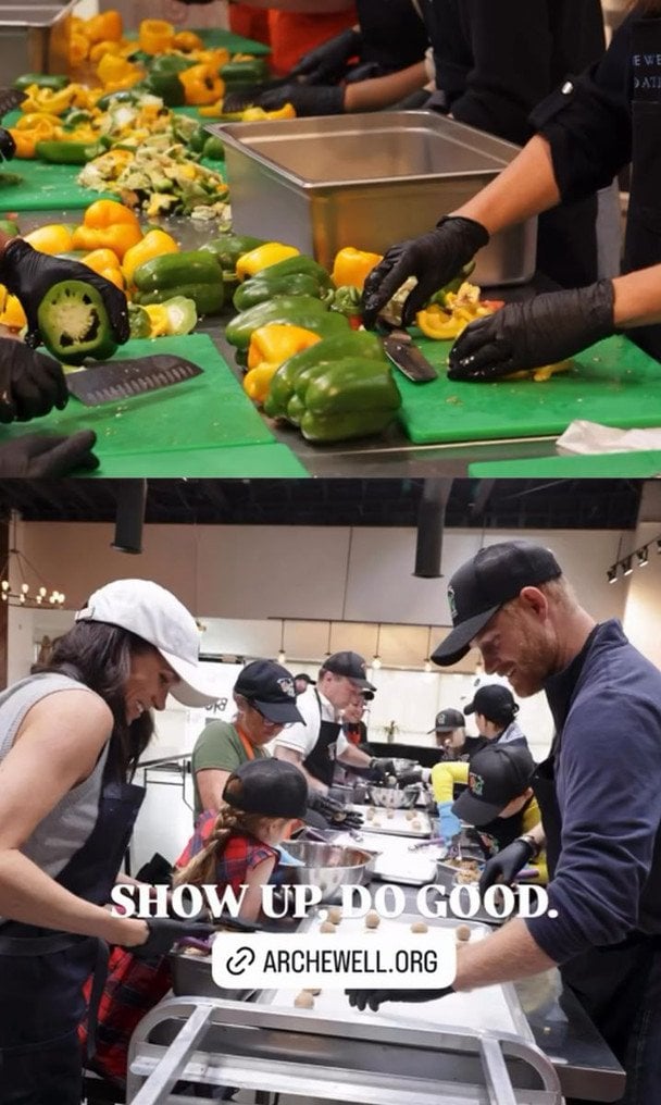 Гаррі і Меган з дітьми / © Instagram Меган Маркл