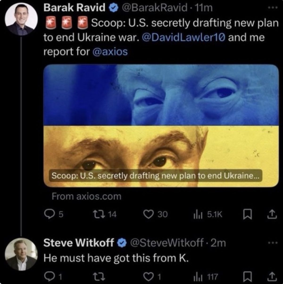 Віткофф випадково злив ЗМІ джерело мирного плану: хто це - фото 2