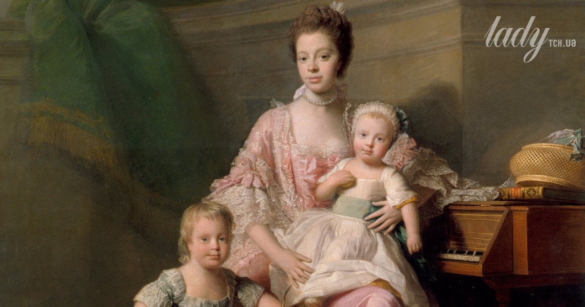 Королева Шарлотта з двома старшими синами, 1769 рік Королева Шарлотта з двома старшими синами, 1769 рік