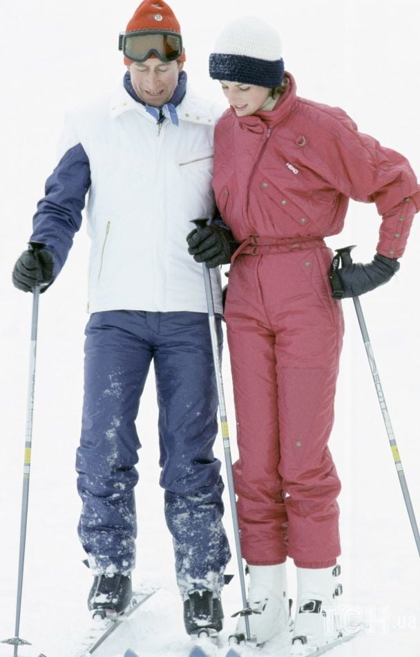 Принц Чарльз і принцеса Діана під час однієї з зимових відпусток / © Getty Images