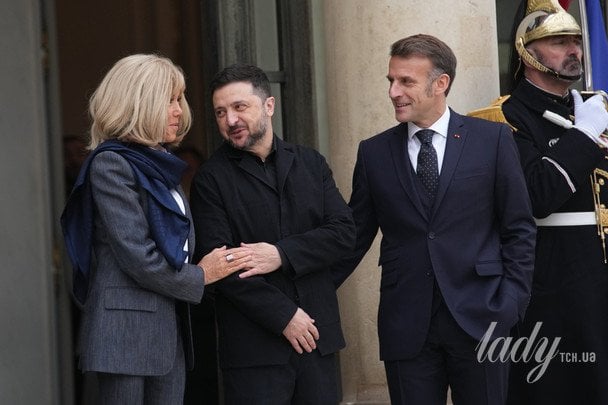 Президент і перша леді України зустрілися з президентом і першою леді Франції / © Associated Press