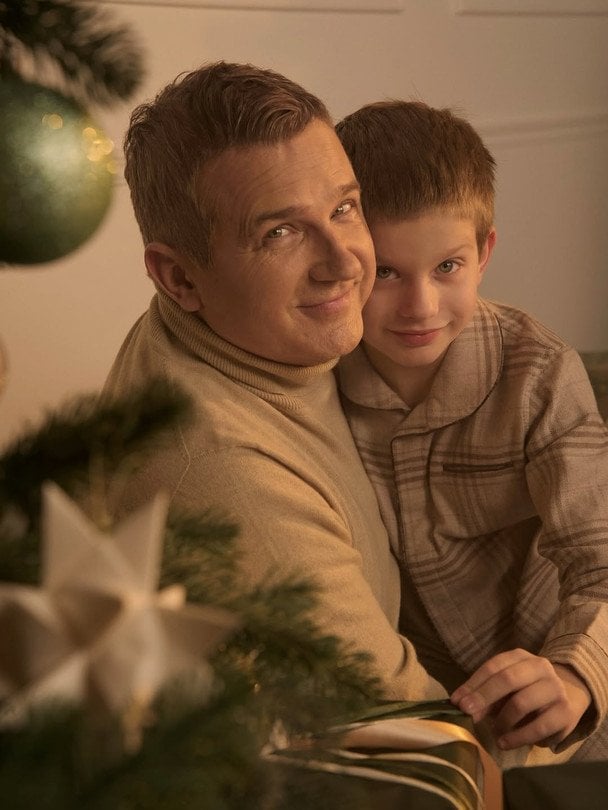 Юрій Горбунов з сином / © instagram.com/kosadcha