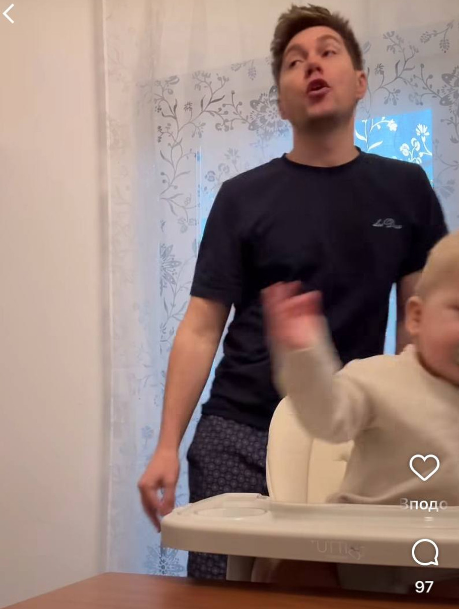 Володимир Остапчук насмішив танцем з сином