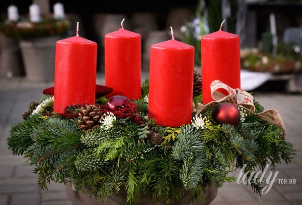 Різдвяний вінок зі свічками / © Getty Images