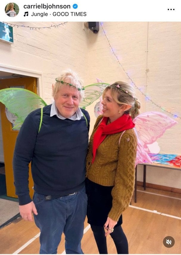 Керрі та Борис Джонсони / © Instagram Керрі Джонсон