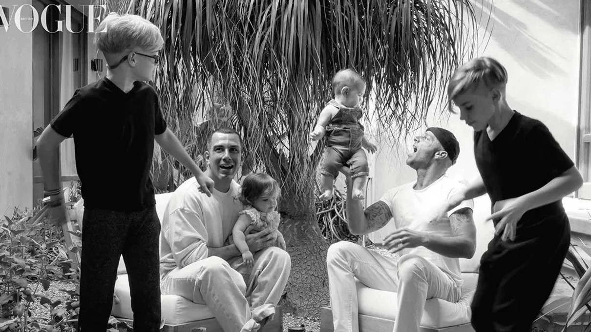 Рікі Мартін з чоловіком і дітьми