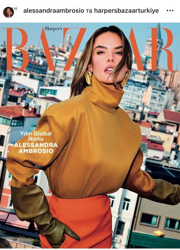 Алессандра Амбросіо, фото: instagram.com/harpersbazaarturkiye / © Instagram Алессандри Амбросіо