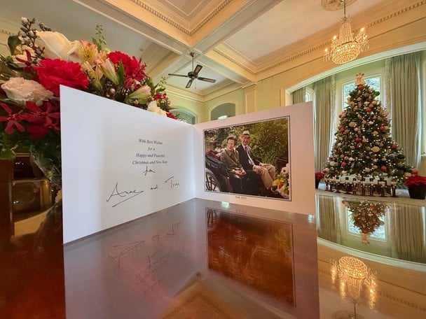 Різдвяна листівка принцеси Анни, фото: instagram.com/qldgovernor