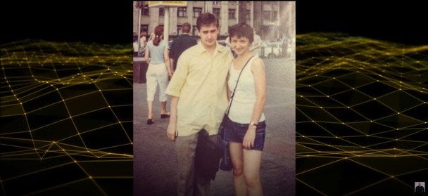 Олексій Суханов з ексдружиною Ольгою / © скриншот з відео