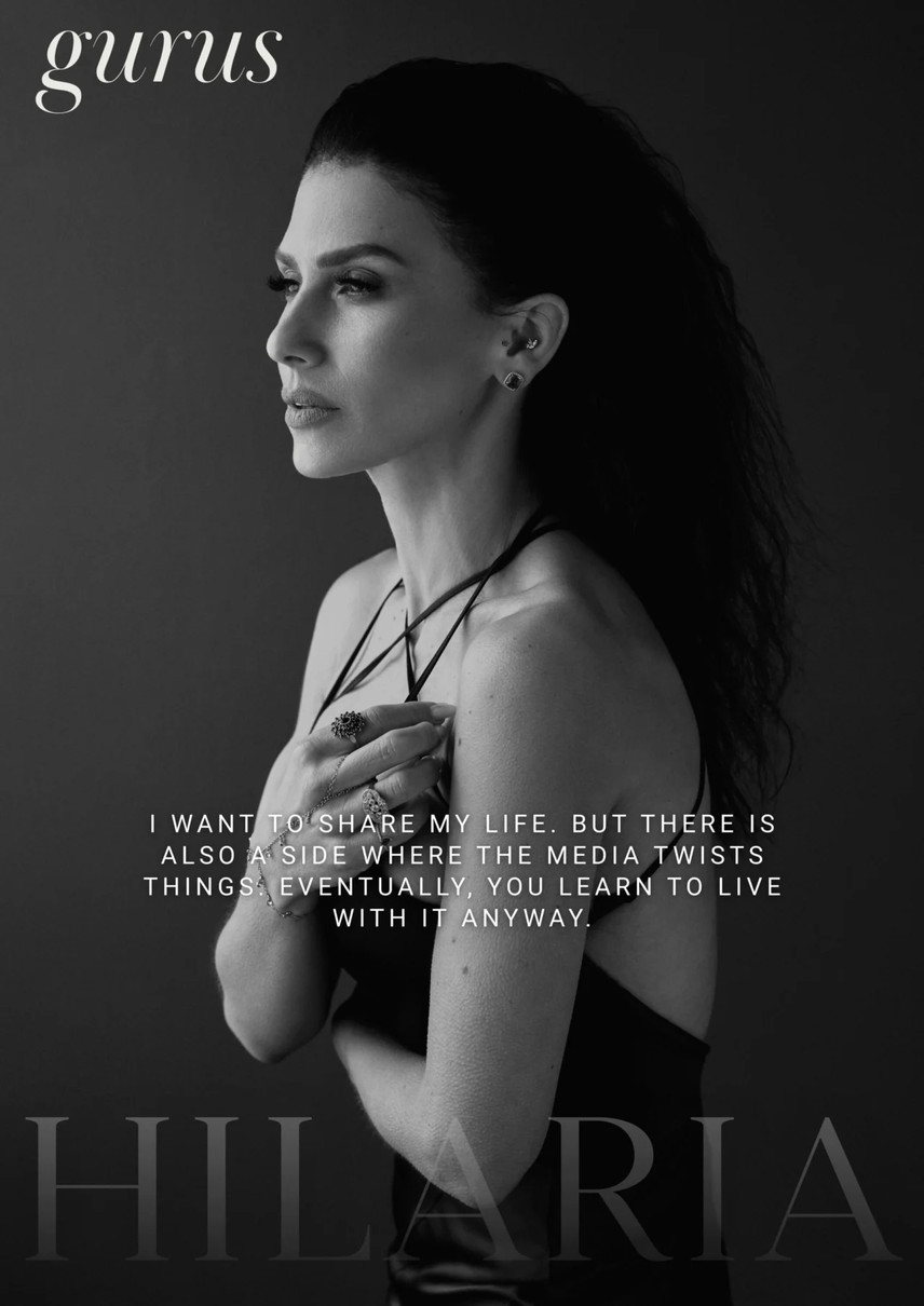 Хіларія Болдуїн млосно попозувала з голою спиною для журналу