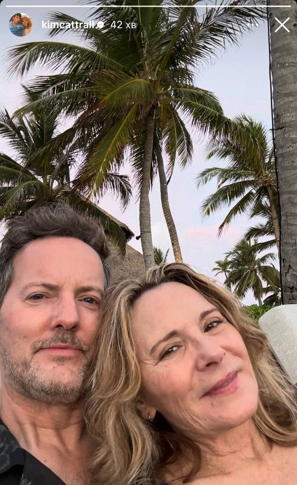 Кім Кеттролл із чоловіком