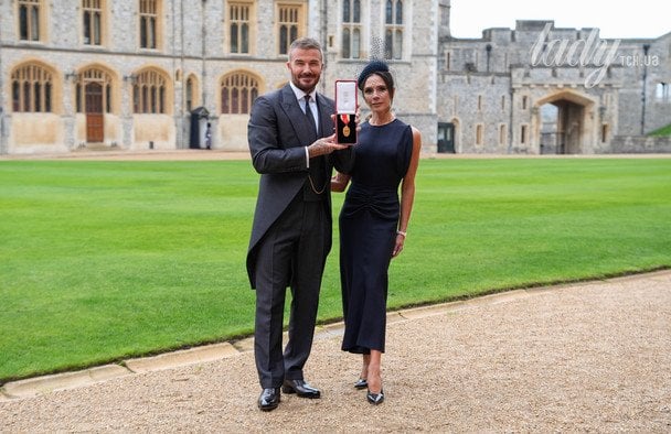 Девід і Вікторія Бекхеми у Віндзорському замку / © Associated Press