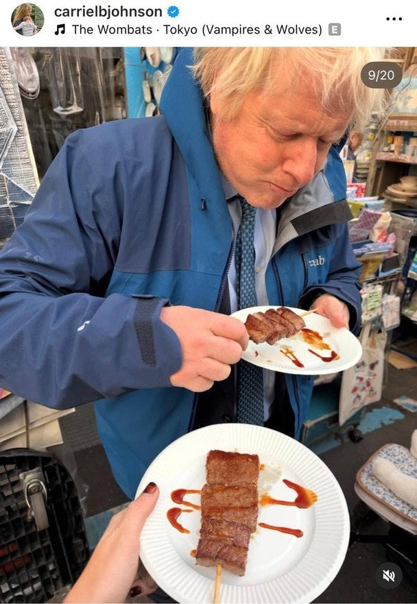 Борис Джонсон / © Instagram Керрі Джонсон