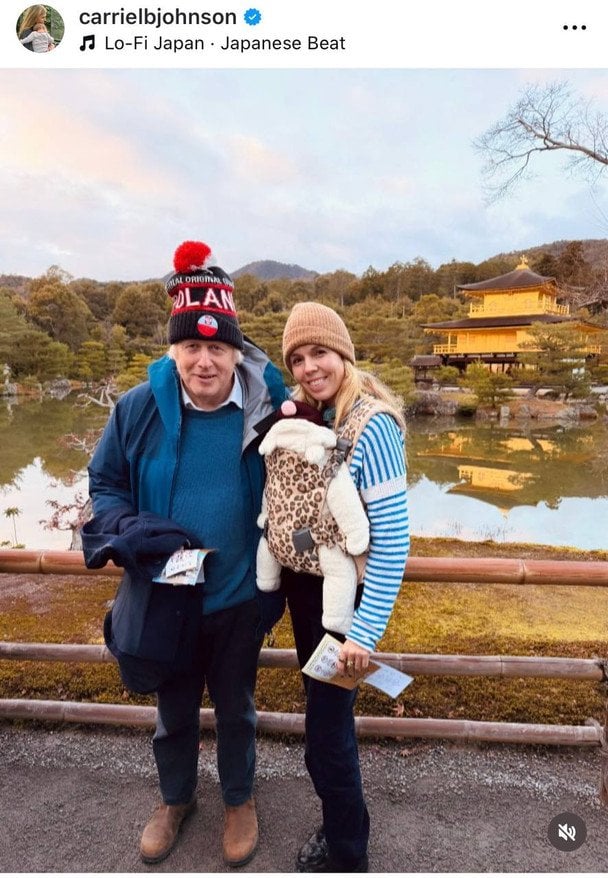 Борис і Керрі Джонсони із донькою / © Instagram Керрі Джонсон