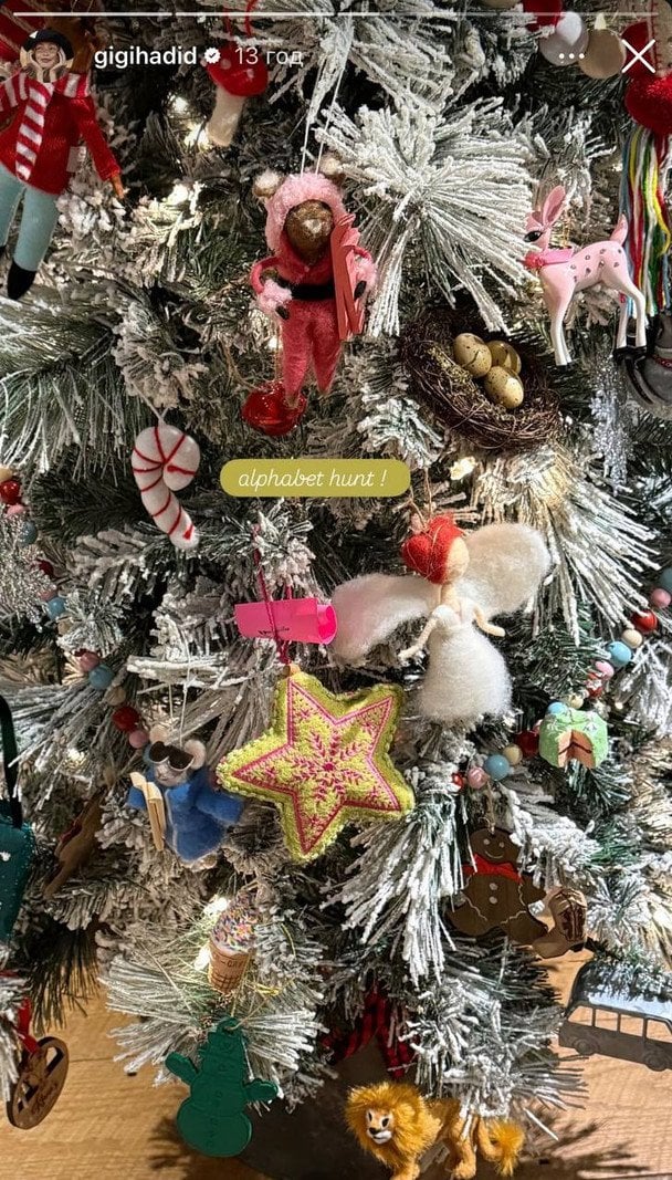 Ялинка Джіджі Хадід