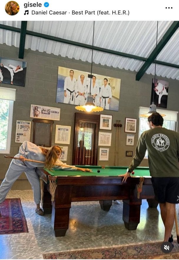 Жизель Бундхен і Гоакім Валенте / © Жизель Бундхен/Instagram