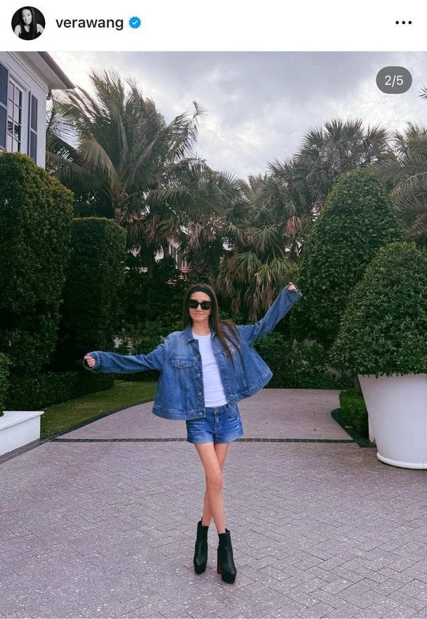 Вера Вонг / © Instagram Вера Вонг
