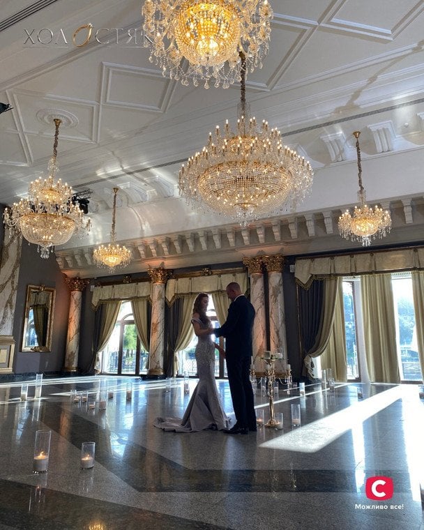 Надін Головчук і Тарас Цимбалюк на фінальній церемонії