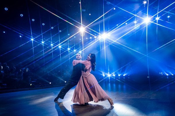 Григорій Решетнік і Юлія Сахневич на "Танцях з зірками" / © пресслужба каналу "1+1"